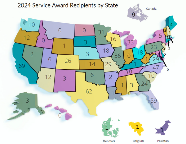 Service Award Map update 7.12.24